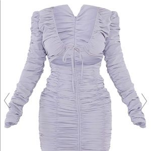 Bodycon Dress | Extreme Ruched Cut out  tie